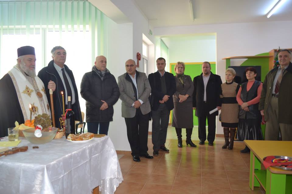 La cérémonie d'inauguration des maisons de type familial à Tulcea